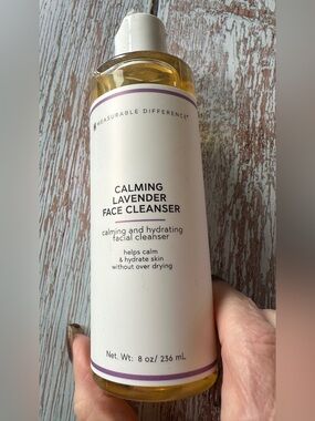8 fl oz (236 mL) bottle of Measurable Difference Calming Lavender Face Cleanser
